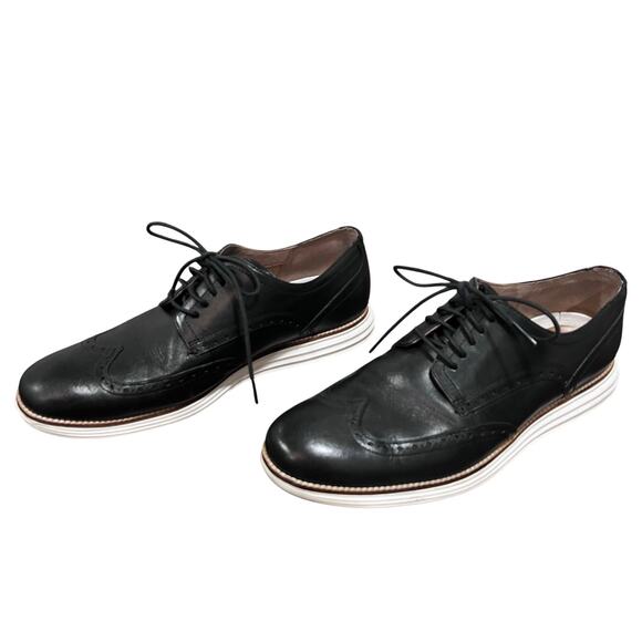 Cole Haan Grand ØriginalGrand Oxford Dress Shoes C26469 Black/White 11.5M - Picture 2 of 9